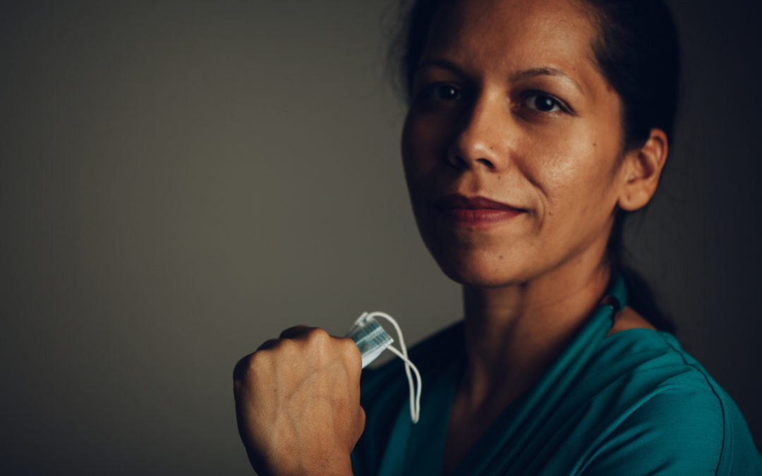 portrait woman in medical field